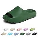 Kids Cloud Slides Slippers For Girls Boys,Pillow House Slippers Non-Slip Super Soft Quick Drying Shower Cushioned Slides Bathroom Thick Sole Sandals Indoor Outdoor Slippers