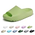 Kids Cloud Slides Slippers For Girls Boys,Pillow House Slippers Non-Slip Super Soft Quick Drying Shower Cushioned Slides Bathroom Thick Sole Sandals Indoor Outdoor Slippers