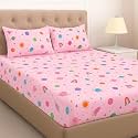 Kids Collection - Party Bedsheet | Soft Micro Bedding Set for Kids & Toddlers | Cute Cartoon Print | Comfort & Style for Everyday Use - Galaxy Dreams