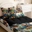 Kids Comforter SetZipper Bedding Twin for Boys3D