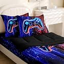Kids Comforter SetZipper Bedding Twin for TeenGaming