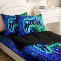 Kids Comforter SetZipper Bedding Twin for TeenGaming