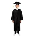 Kids Convocation Dress Graduation Gown and Cap