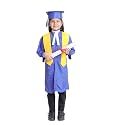 Kids Convocation Dress Graduation Gown and Cap