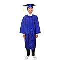 Kids Convocation Dress Graduation Gown and Cap