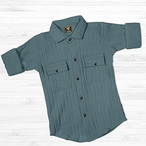 Kids Cotton Blend Half Sleeve Shirt Lightweight
