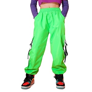 kids cotton jogger cargo pants for boys girls loose street hip hop dance