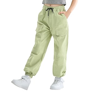 kids cotton jogger cargo pants for boys girls loose street hip hop dance