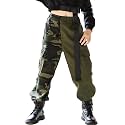 Kids Cotton Jogger Cargo Pants for Boy’s Girls’ Loose Street Hip Hop Dance