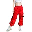 Kids Cotton Jogger Cargo Pants for Boy’s Girls’ Loose Street Hip Hop Dance