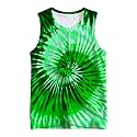 Kids Cute Animal Tie Dye Tank Tops Shirt Sleeveless Undershirt