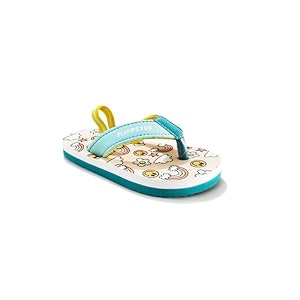 kids cute rainbow print flip flops summer and beach wear slippers multicolor slippers