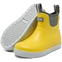 Kids Deck Boots,Waterproof Ankle Rain Boots for Boys and Girls Rubber Boots