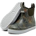 Kids Deck Boots,Waterproof Ankle Rain Boots for Boys and Girls Rubber Boots