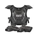 Kids Dirt Bike Gear Motorcycle Armor, Chest Protector Motocross Motorcycle Protective Gear Motorcycle Body Armor Vest with Elbow Knee Protector Pads Suit
