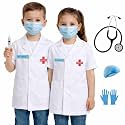 Kids Doctor Coat and Nurse Dress Set