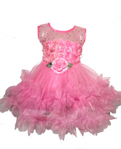 kids fashion hub Baby Girls Midi Knee