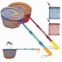 Kids Fishing Net, Fishing Net for Kids, Crabbing Equipment & Bait Pouch