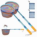 Kids Fishing Net, Fishing Net for Kids, Crabbing Equipment & Bait Pouch
