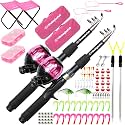 Kids Fishing Pole for Boys, Girls & Youth Age, Toddler Fishing Pole Set Kit
