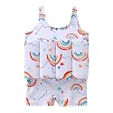 Kids Float Swimsuit Buoyancy Sticks for Baby Boys Girls One Piece Floating Swim Vest Training Aid Swimwear