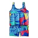 Kids Float Swimsuit Buoyancy Sticks for Baby Boys Girls One Piece Floating Swim Vest Training Aid Swimwear