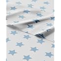 Kids Full Size Blue Stars Bed Sheets - 4 Piece Kids Blue Stars Sheet Set