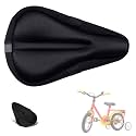 Kids Gel Bike Seat Cushion Cover for Boys Girls with Water&amp;Dust Cover
