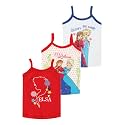 Kids Girl's Regular Fit Vest | 100% Cotton| Skin Friendly | Lightweight | Sleeveless Design | Pack of 3 Print (Color &amp; Print May Vary)