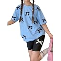 Kids Girl Clothes Heart Print Short Sleeve
