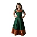 Kids Girl Ethnic Silk Pattu Lehenga Choli