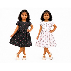 Kids Girls Combo Frock Girl Cotton