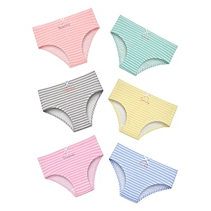 Kids Girls Panty Ultrasoft Underwear 100 Cotton