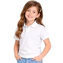 Kids Girls Polo T-Shirt Half Sleeves
