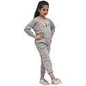 Kids Girls Winter Sweatshirt with Pyjama Set