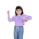 Kids Graphic Print Top with Puff Sleeves