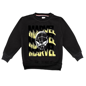 Kids Graphic Print Woolen Sweatshirts with Round
