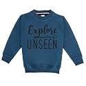 Kids Graphic Print Woolen Sweatshirts with Round