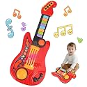 Kids Guitar Toy for 3-5 Year Old Boys Girls 2-in-1 Electric Guitar & Piano