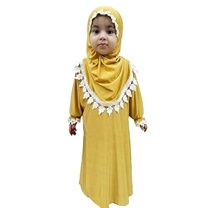 kids hijab full body covered lycra fabric manal kids hijab center