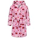 Kids Hooded Bathrobe Girls Soft Plush Hooded Flannel Pajamas Sleepwear Boys Spa Robe