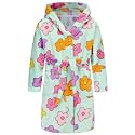 Kids Hooded Bathrobe Girls Soft Plush Hooded Flannel Pajamas Sleepwear Boys Spa Robe