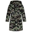Kids Hooded Bathrobe Girls Soft Plush Hooded Flannel Pajamas Sleepwear Boys Spa Robe