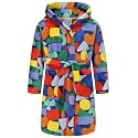 Kids Hooded Bathrobe Girls Soft Plush Hooded Flannel Pajamas Sleepwear Boys Spa Robe