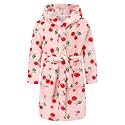 Kids Hooded Bathrobe Girls Soft Plush Hooded Flannel Pajamas Sleepwear Boys Spa Robe
