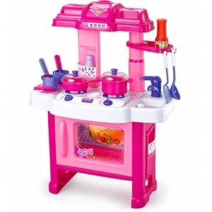 4 in 1 kids fast food shop cart 59 pcs pretend play set with accessories