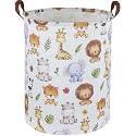 Kids Laundry Hamper,Baby Laundry Basket Animal Storage Baskets for Kids Room Decor,Nursery Hamper,Bedroom,Toy Organizer,(Cute Animal)
