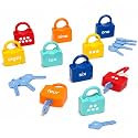 Number Learning Locks with Keys, 123 Dots Numbers Matching and Counting Toys for Kids Number Learning, Preschool Montessori Education Toys for Ages 3 4 5 Boys Girls Birthday Gift