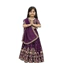 Kids Lehenga Choli with Elephant Embroidery