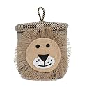 Kids Lid Basket With Beautiful Characters - Rope Storage Basket For Baby Diaper, Stuffed Animal Storage Bin Rope Storage For Kids Toy, Baby Laundry Baskets (Mix Sher)
